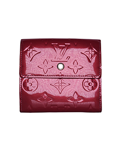 Louis Vuitton Ladlow Wallet,Vernis/Mono,Red,TH2029(2009),2
